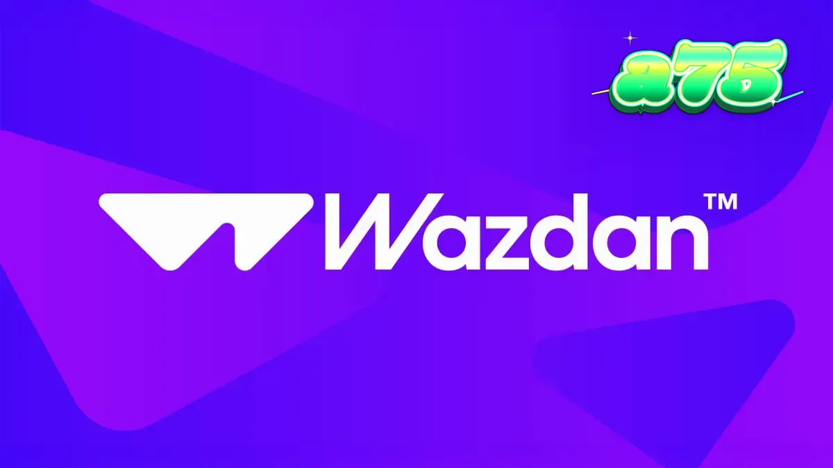 Interface de jogo de slot com elementos de promoção de rede da Wazdan